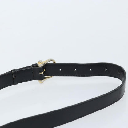 Celine Shoulder Leather, Black, Leather, Shoulder Bag
