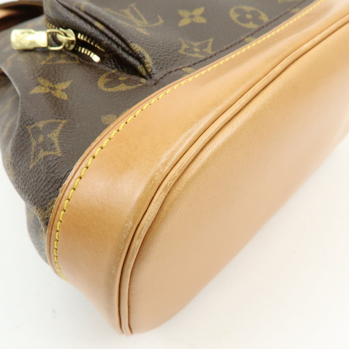 Louis Vuitton Vintage Montsouris Monogram Canvas, Brown, Canvas, Backpack