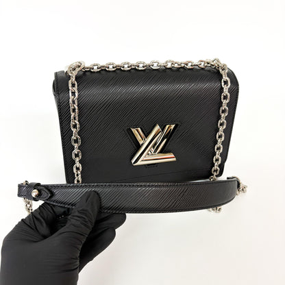 Louis Vuitton Twist Epi Leather, Black, Leather, Handbag