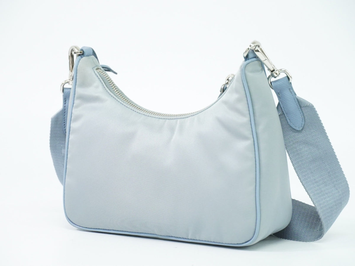 Prada Re-Edition 2005 Tessuto, Blue, Nylon, Shoulder Bag