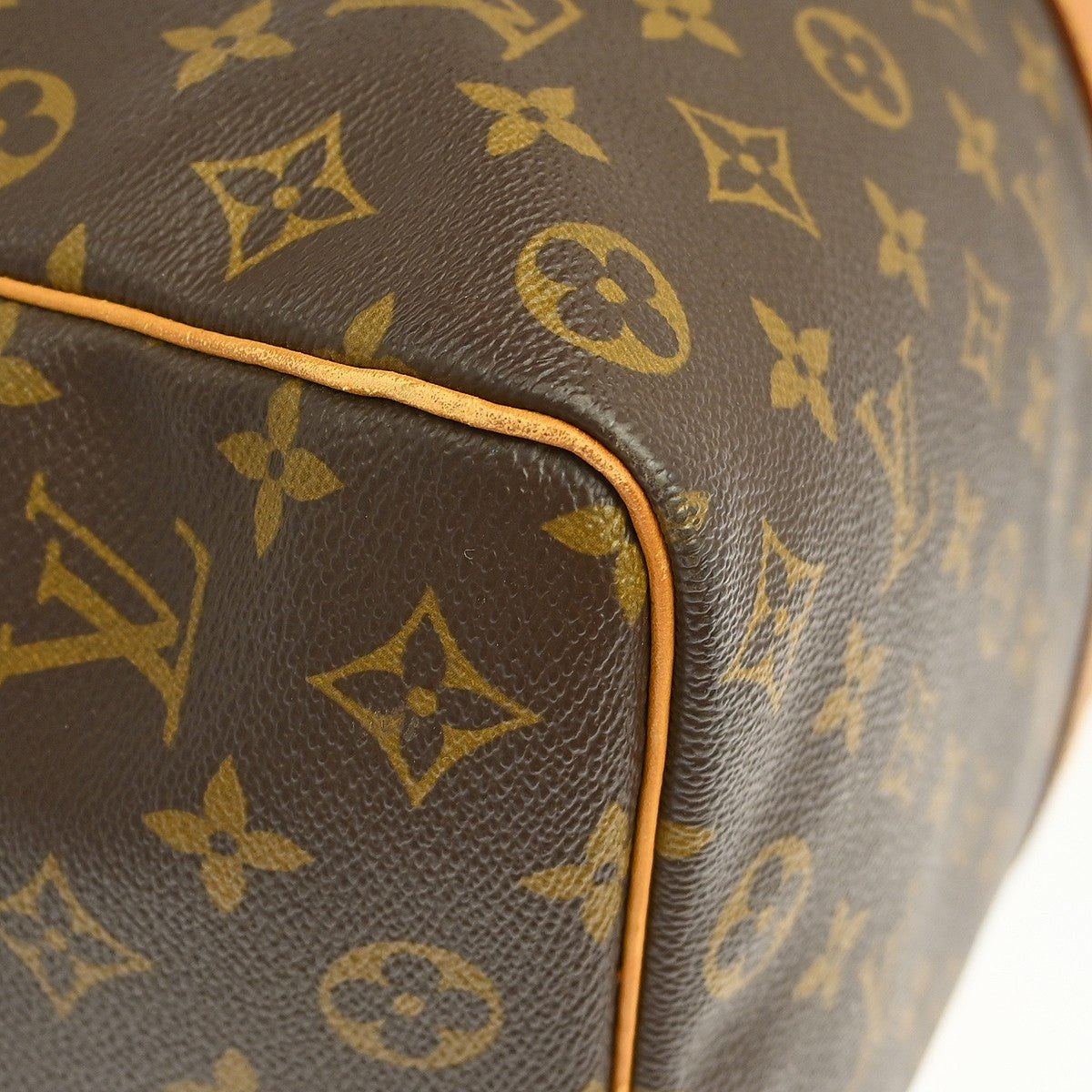 Louis Vuitton Keepall Monogram Canvas, Brown, Canvas, Travel Bag