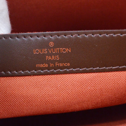 Louis Vuitton Naviglio Damier Ebene, Brown, Canvas, Shoulder Bag