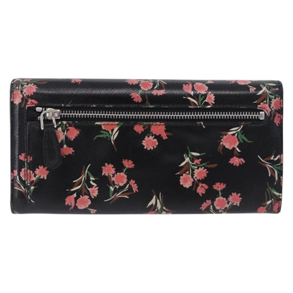 Prada Saffiano Leather, Black, Leather, Wallet