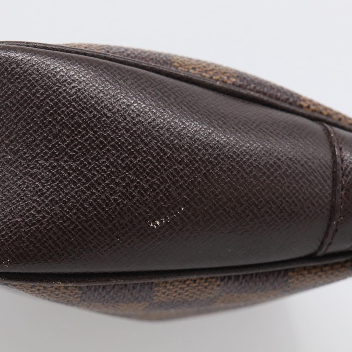 Louis Vuitton Trousse Make Up Damier, Brown, Canvas, Clutch