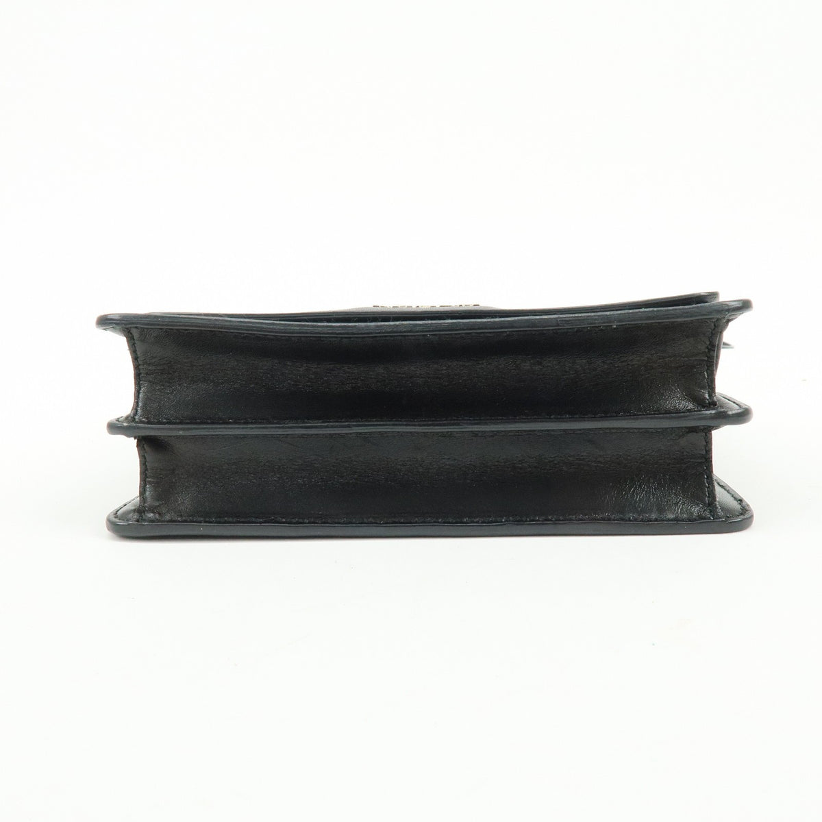 Prada Wallet on Strap City Calfskin, Black, Leather, Crossbody Bag