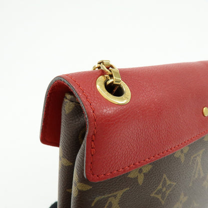 Louis Vuitton Pallas Chain Monogram Canvas and Calfskin, Brown, Canvas, Shoulder Bag