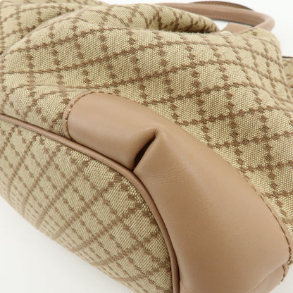 Gucci Sukey Diamante Canvas with Leather, Beige, Canvas, Tote Bag
