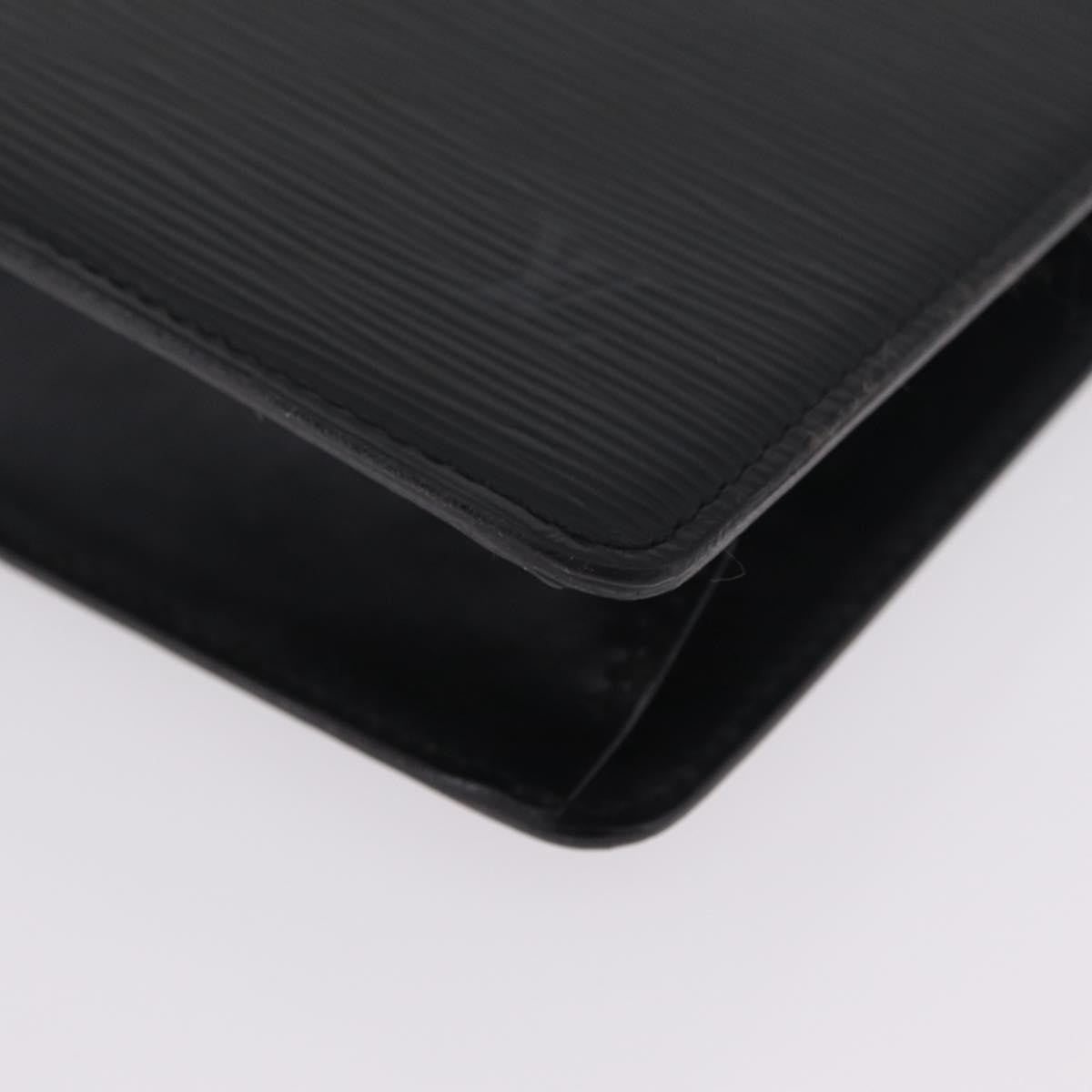 Louis Vuitton Pochette Homme Epi Leather, Black, Leather, Clutch