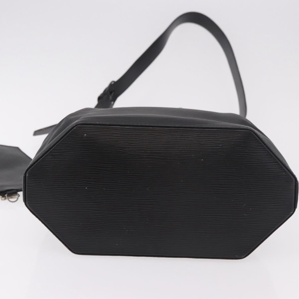 Louis Vuitton Vintage Sac d'Epaule Epi Leather, Black, Leather, Shoulder Bag