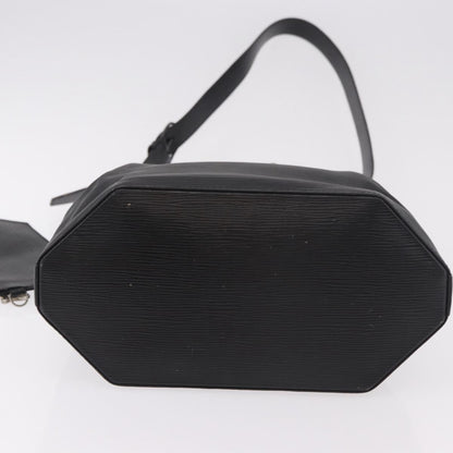 Louis Vuitton Vintage Sac d'Epaule Epi Leather, Black, Leather, Shoulder Bag