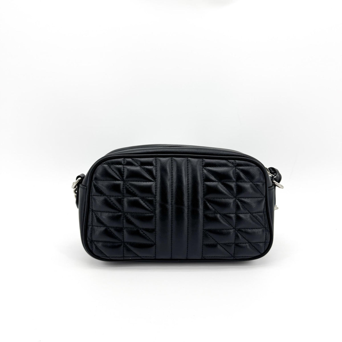 Gucci GG Marmont Wrist Matelasse Leather, Black, Leather, Clutch