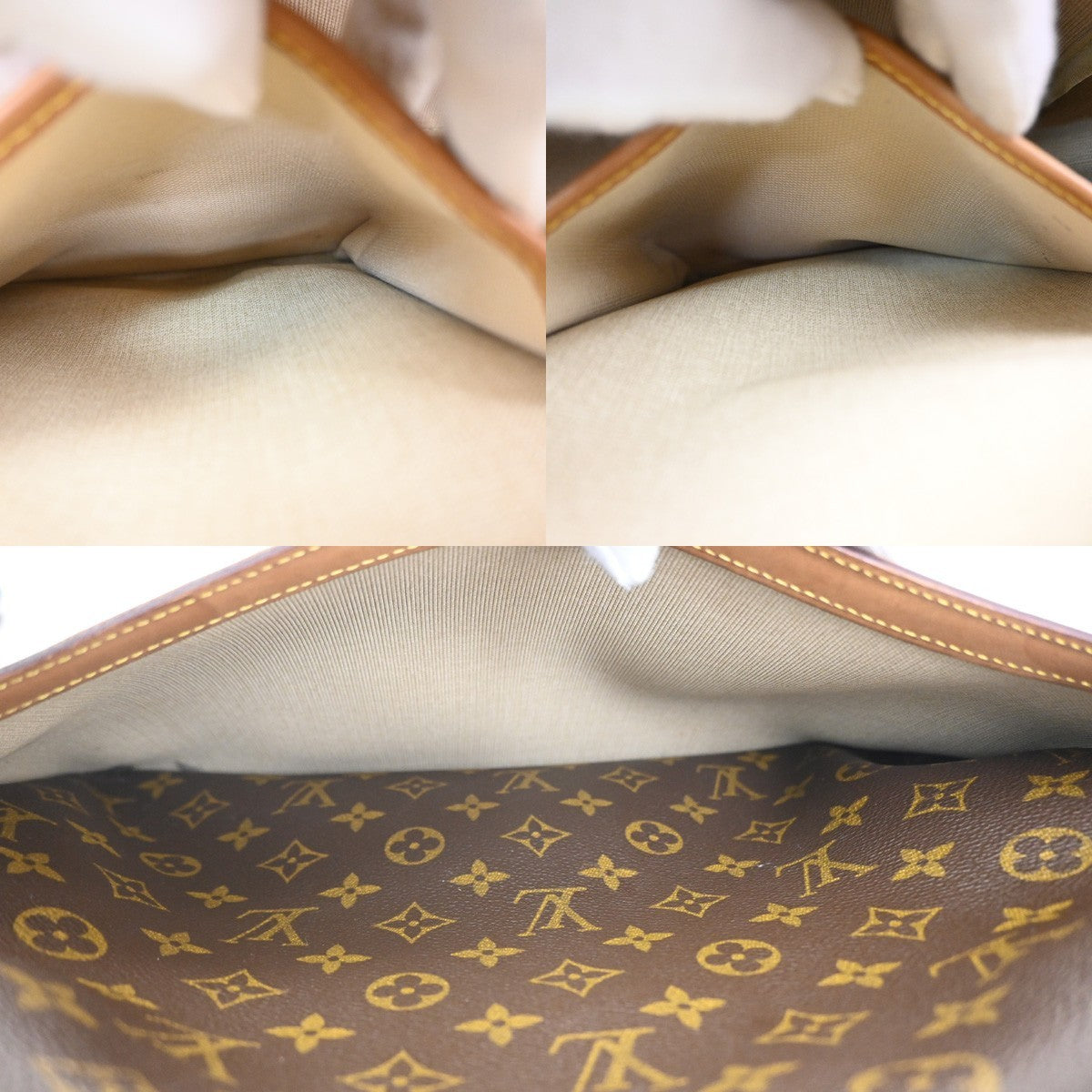 Louis Vuitton Reporter Monogram, Brown, Canvas, Shoulder Bag