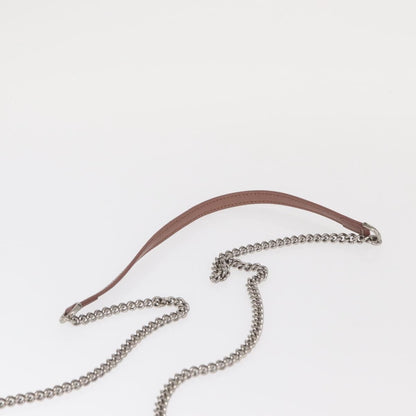 Fendi F is Fendi Wallet on Chain Leather, Pink, Leather, Shoulder Bag