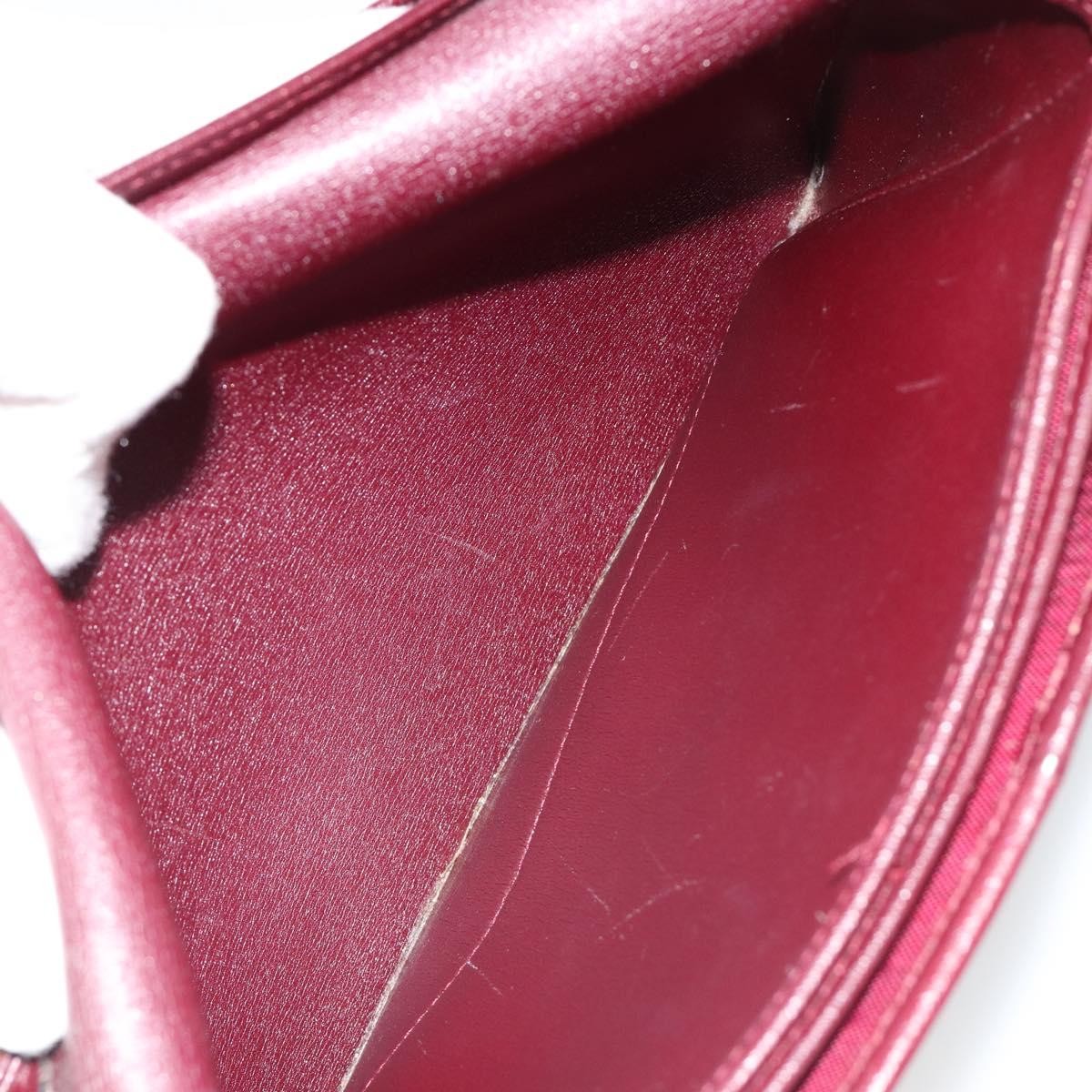 Christian Dior Shoulder Leather, Burgundy, Leather, Shoulder Bag