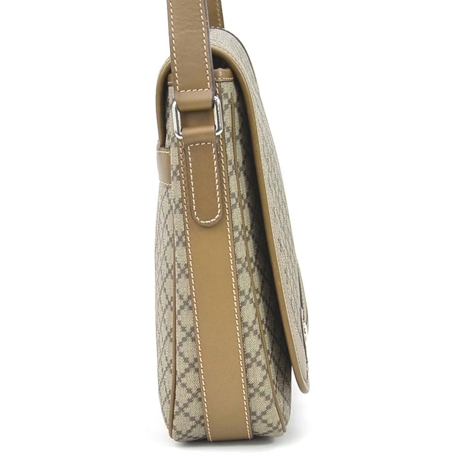 Gucci GG canvas, Beige, Canvas, shoulder