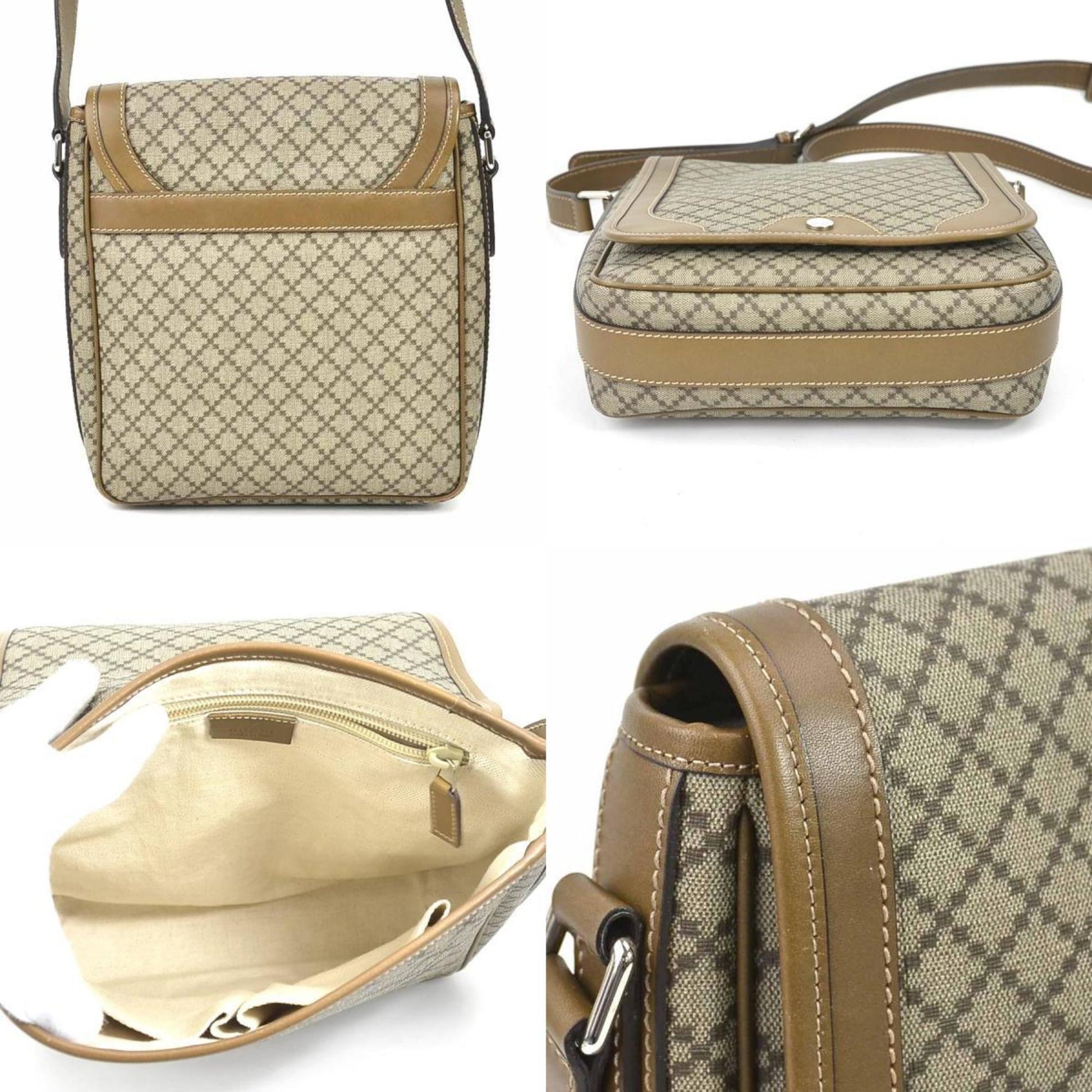 Gucci GG canvas, Beige, Canvas, shoulder