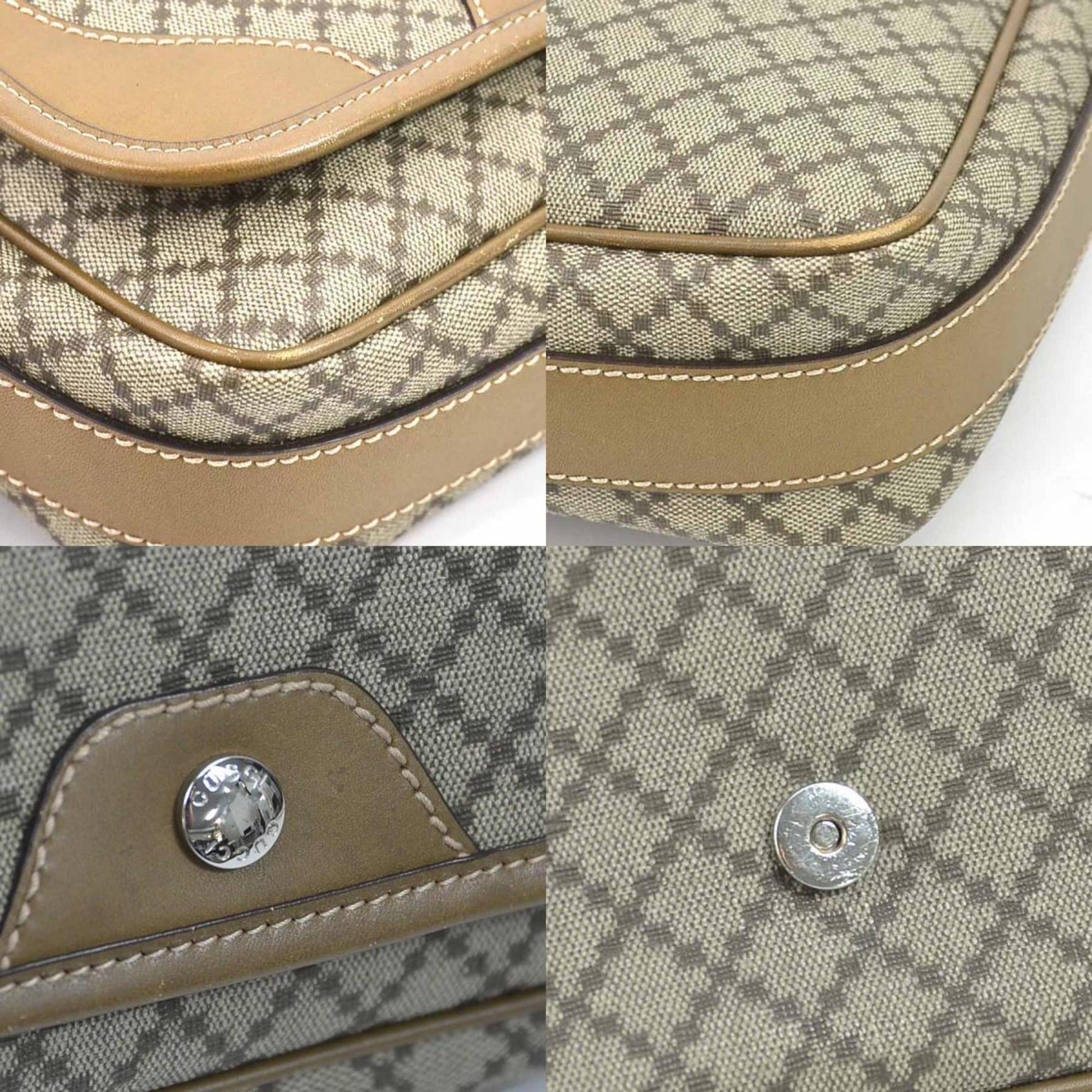 Gucci GG canvas, Beige, Canvas, shoulder