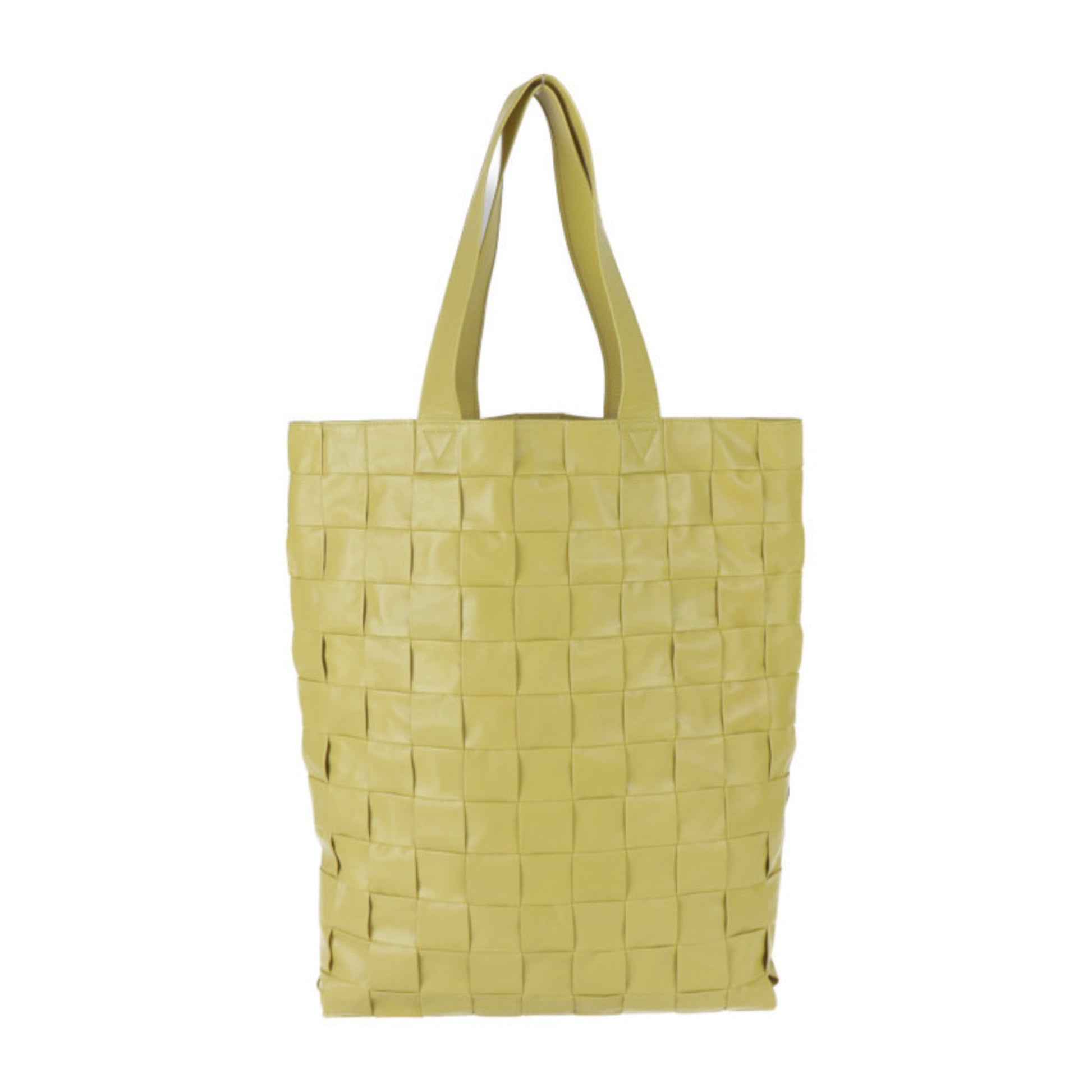 Bottega Veneta Cassette, Yellow, Leather, tote