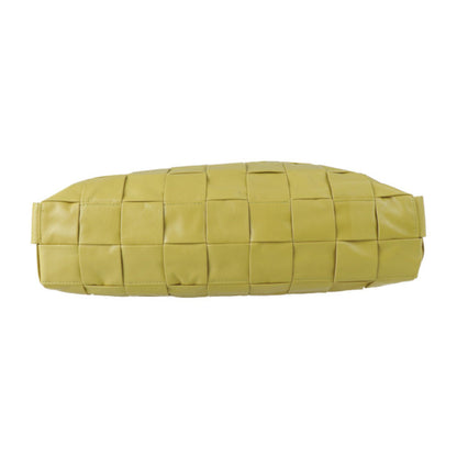 Bottega Veneta Cassette, Yellow, Leather, tote