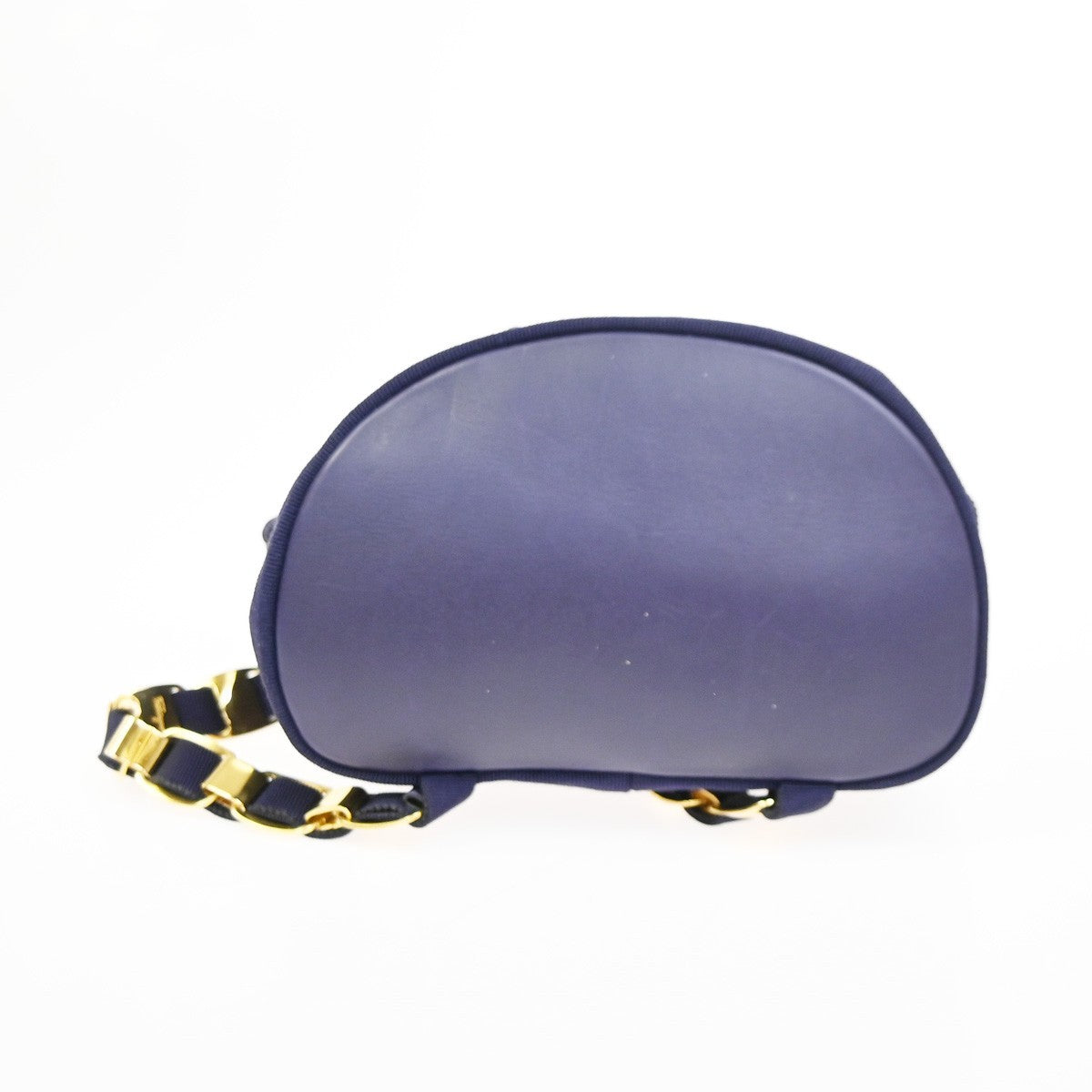Salvatore Ferragamo Vara Chain Canvas, Purple, Canvas, Backpack