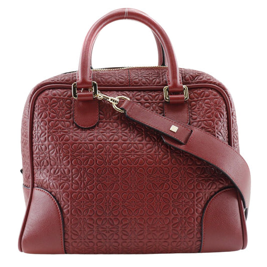 Loewe Amazona, Red, Leather, shoulder