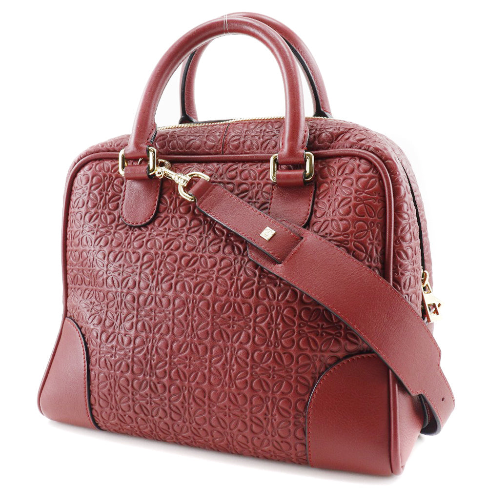 Loewe Amazona, Red, Leather, shoulder