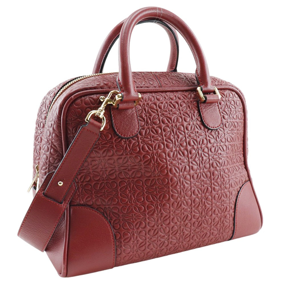 Loewe Amazona, Red, Leather, shoulder