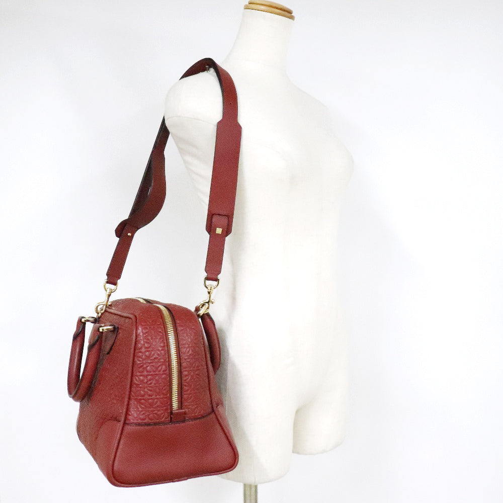 Loewe Amazona, Red, Leather, shoulder