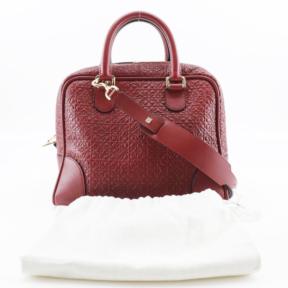 Loewe Amazona, Red, Leather, shoulder