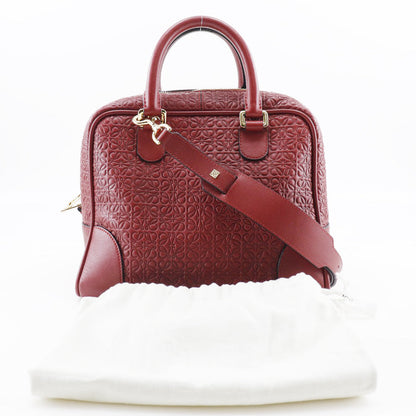 Loewe Amazona, Red, Leather, shoulder