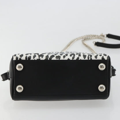 Saint Laurent Classic Baby Duffle Printed Leather, Black, Leather, Handbag