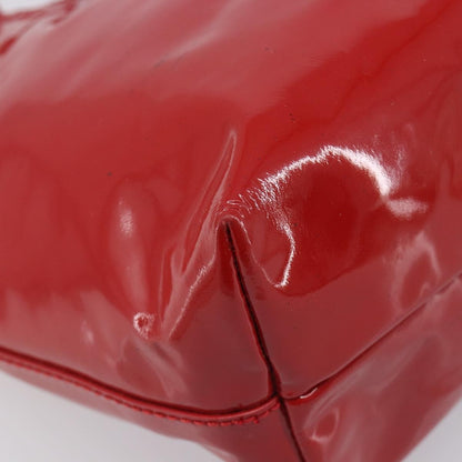 Salvatore Ferragamo Gancini Tote Patent Leather, Red, Patent Leather, Tote Bag