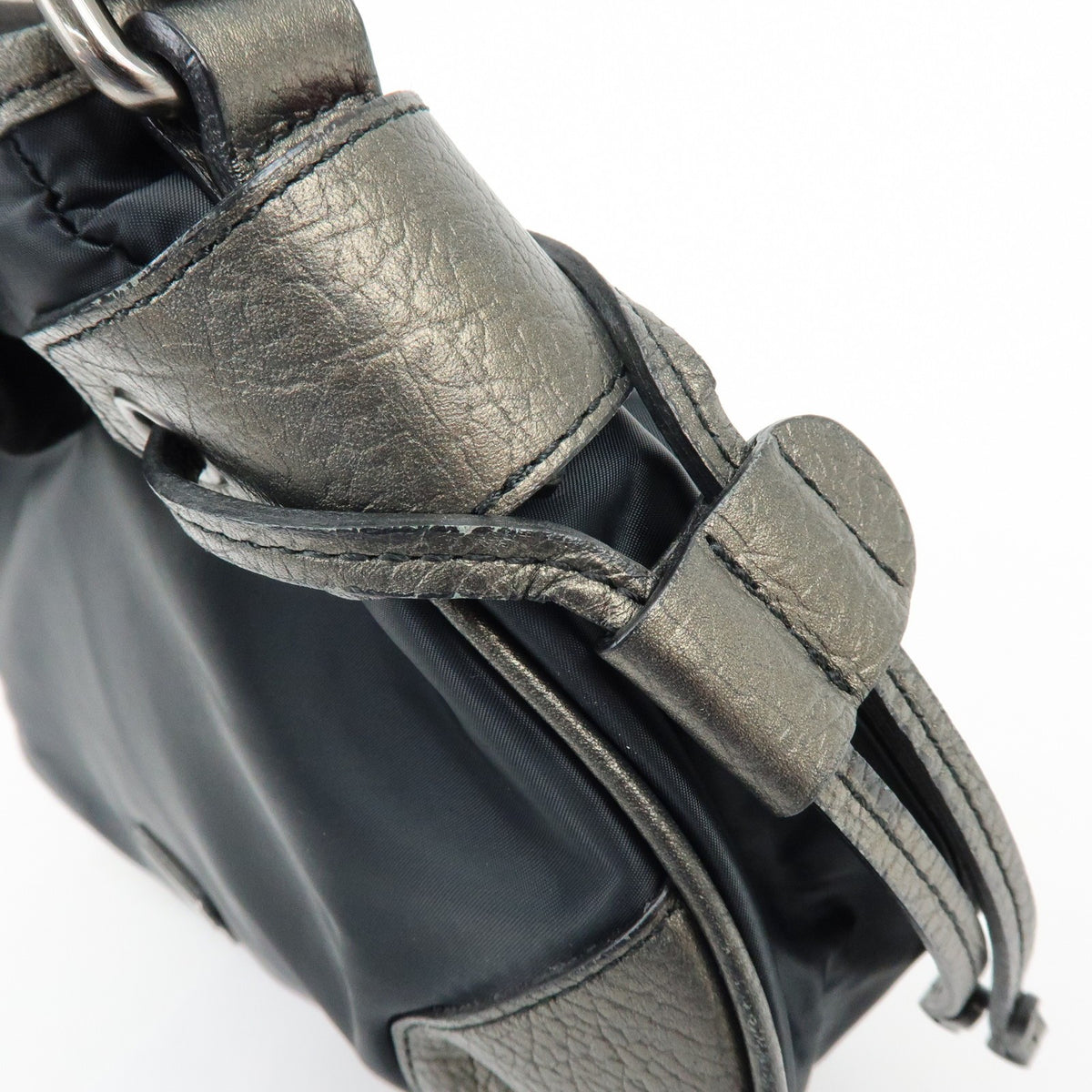 Burberry Shoulder Bag Leather, Black, Nylon, Shoulder Bag
