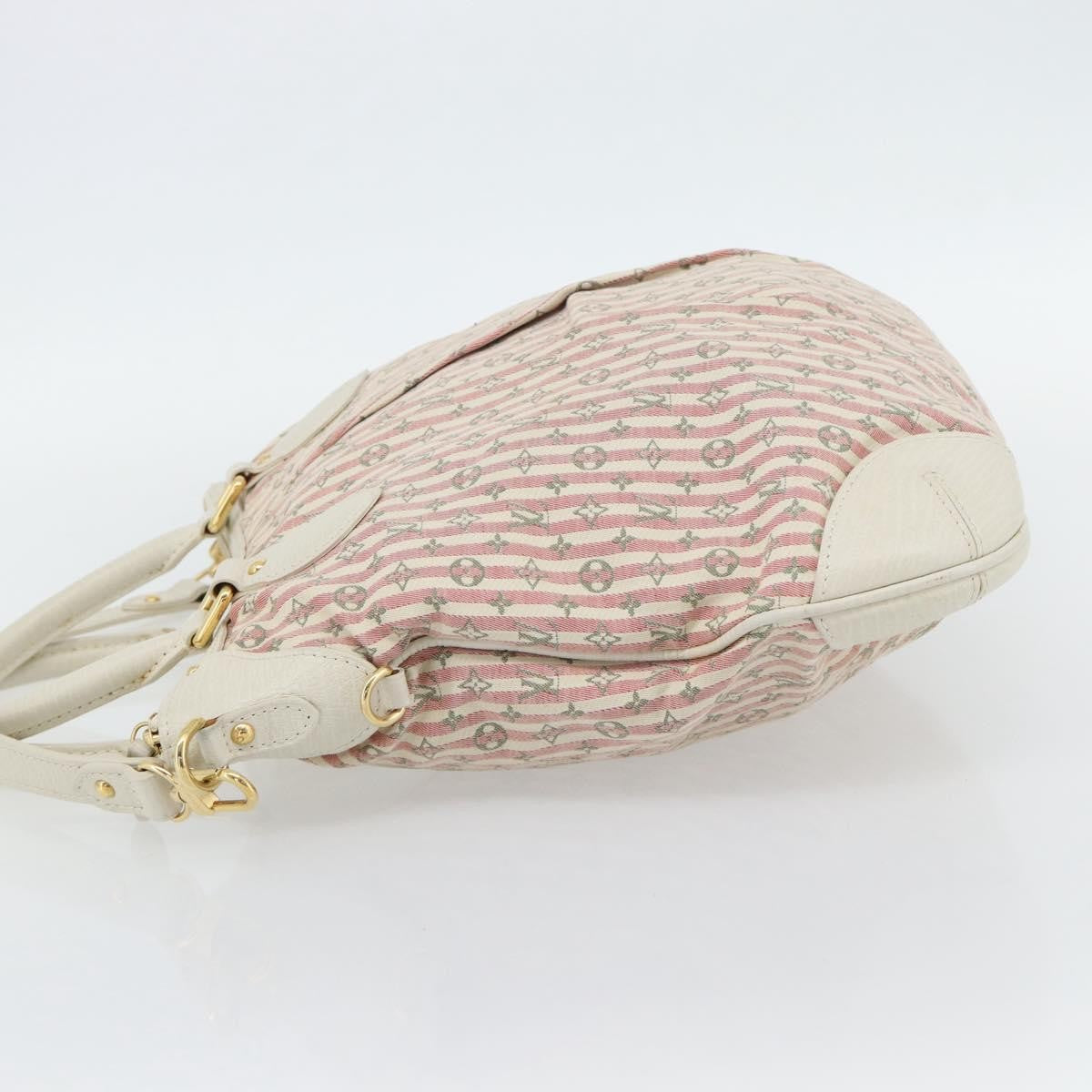 Louis Vuitton Marina Mini Lin Croisette, Pink, Canvas, Handbag