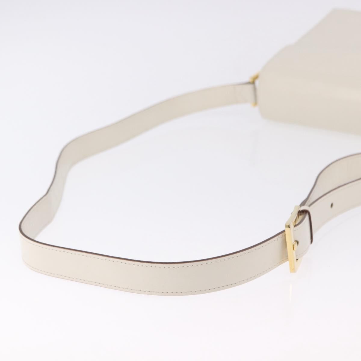 Saint Laurent Vintage Leather, Ecru, Leather, Shoulder Bag
