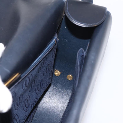 Cartier Sapphire Line Leather, Black, Leather, Shoulder Bag