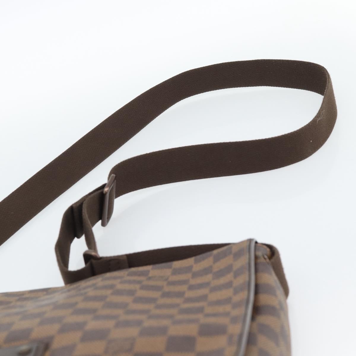 Louis Vuitton Brooklyn Damier Ebene, Brown, Canvas, Shoulder Bag
