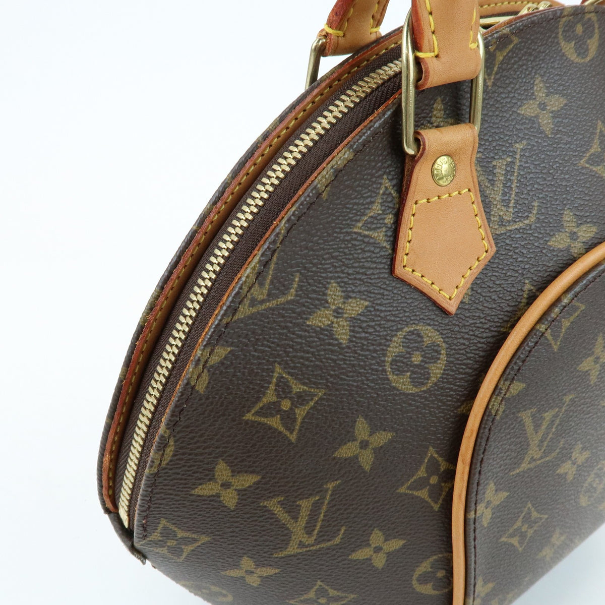 Louis Vuitton Ellipse Monogram Canvas, Brown, Canvas, Handbag