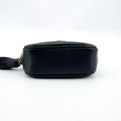Saint Laurent Classic Monogram Blogger Leather, Black, Leather, Crossbody Bag