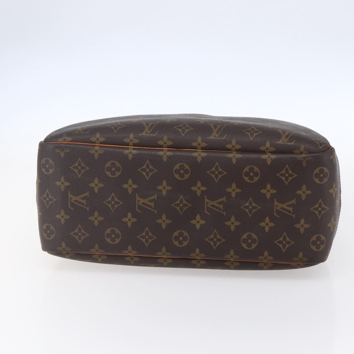 Louis Vuitton Deauville Handbag Monogram Canvas, BROWN, CANVAS, Handbag