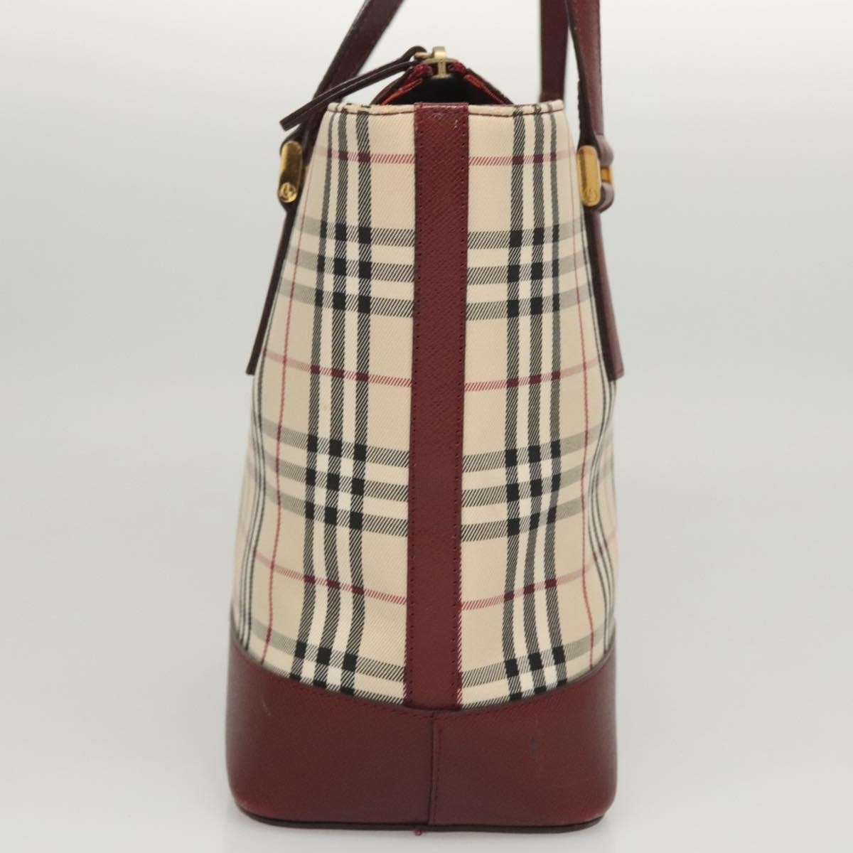 Burberry Nova Check Nova Check Canvas and leather, Beige, Canvas, Handbag
