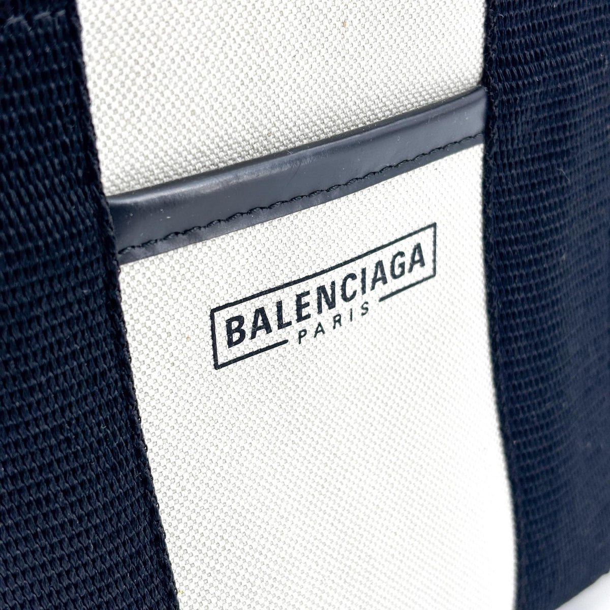 Balenciaga Hardware Canvas, Black, Canvas, Tote Bag