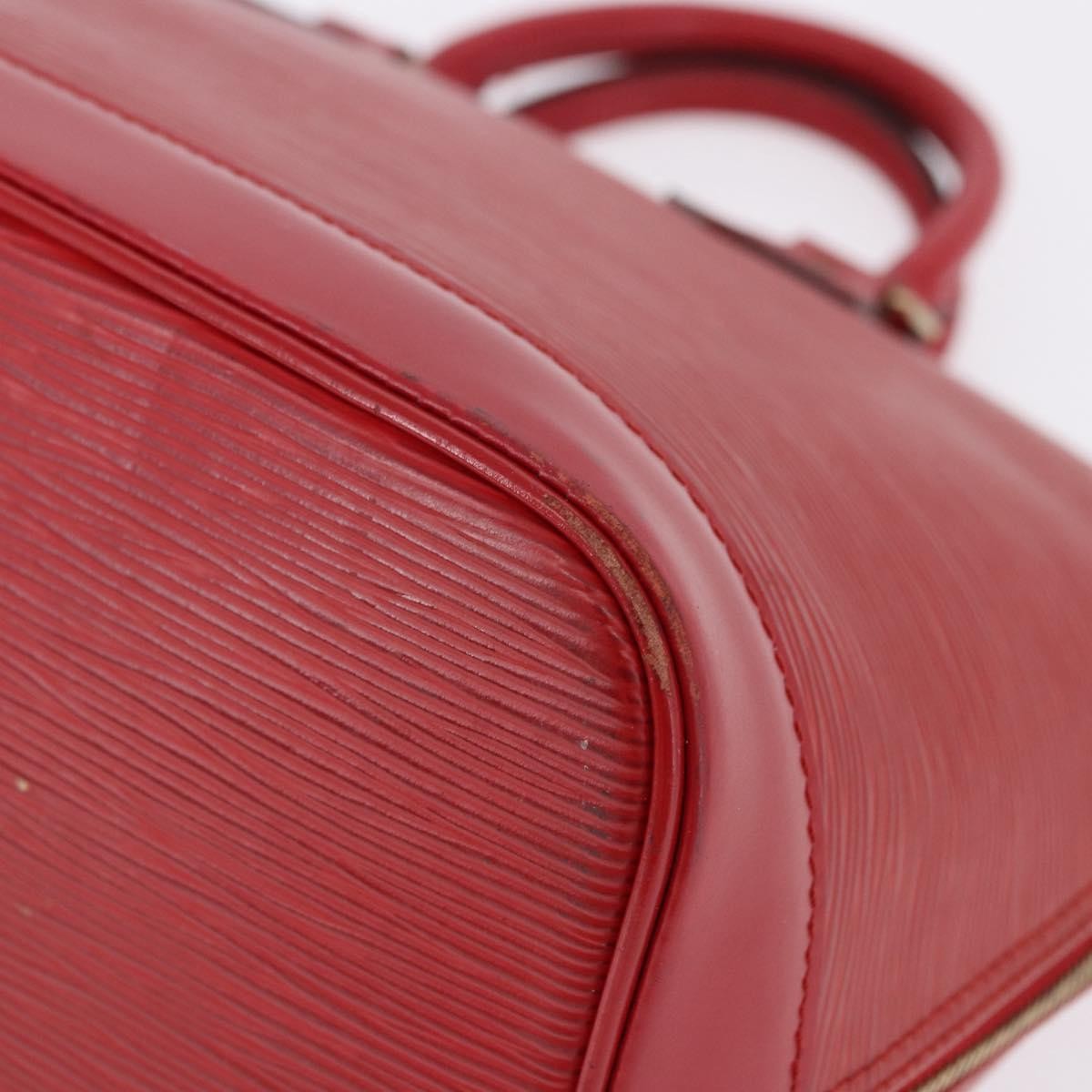 Louis Vuitton Vintage Alma Epi Leather, Red, Leather, Handbag