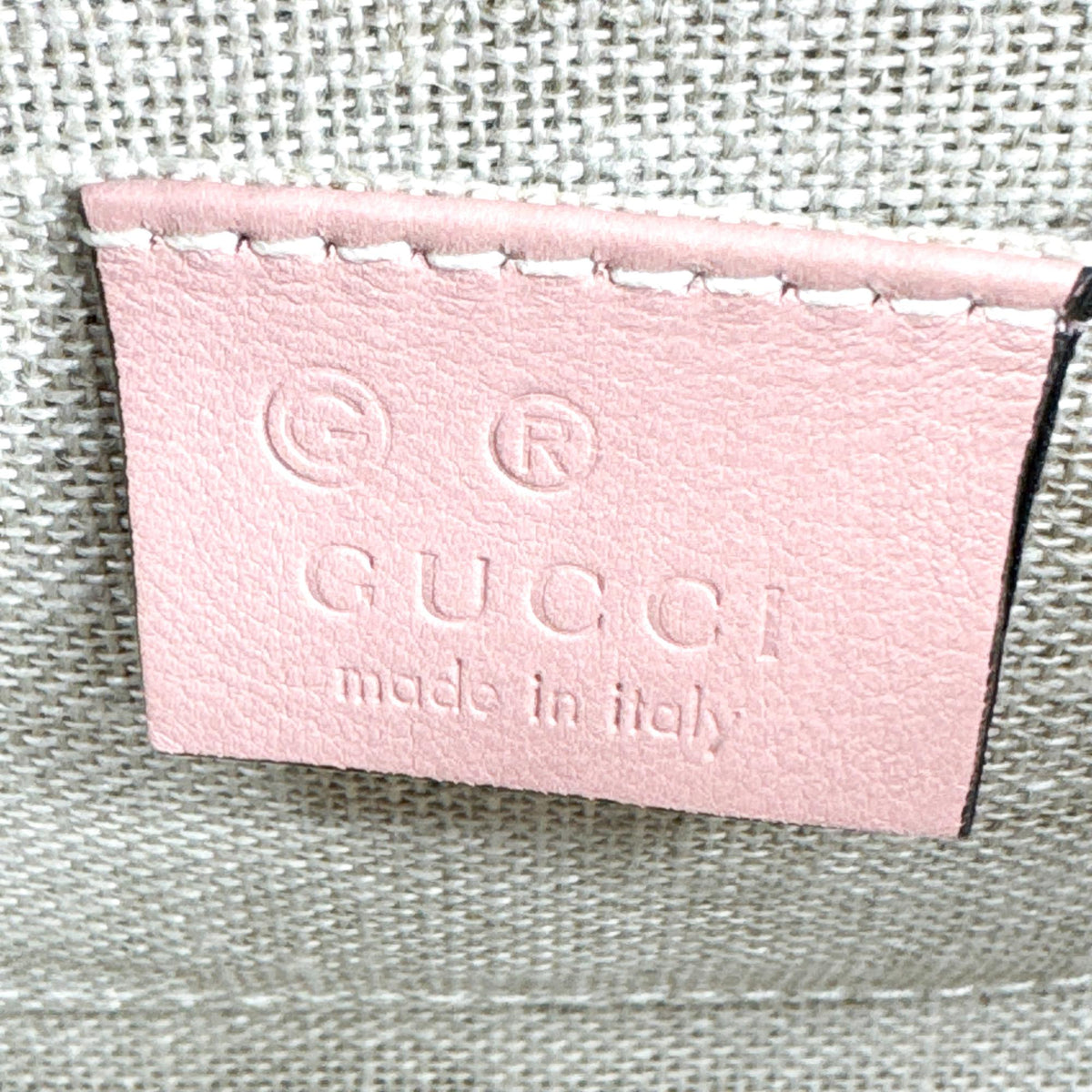 Gucci Emily Chain Flap Guccissima Leather, Pink, Leather, Shoulder Bag
