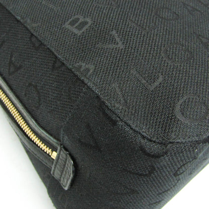 Bvlgari Logomania Canvas, Black, Canvas, Handbag