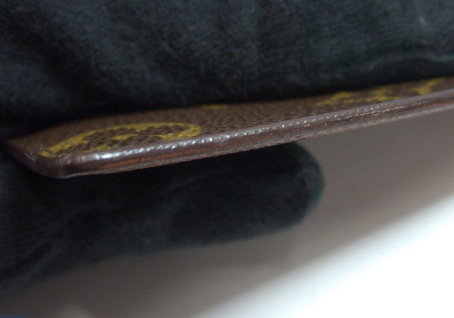 Louis Vuitton Bifold Card Case canvas, Brown, Canvas, Clutch