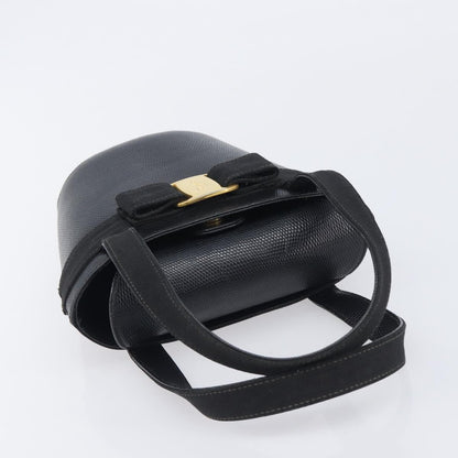 Salvatore Ferragamo Vara Bow Leather, Black, Leather, Crossbody Bag
