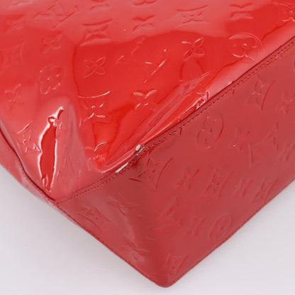Louis Vuitton Reade Monogram Vernis, Red, Patent Leather, Handbag