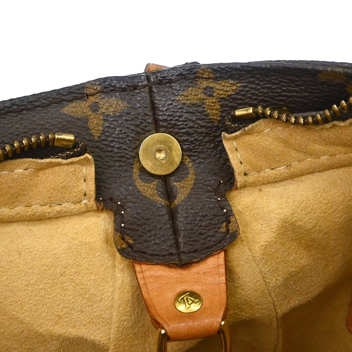 Louis Vuitton Looping Monogram Canvas, Brown, Canvas, Handbag