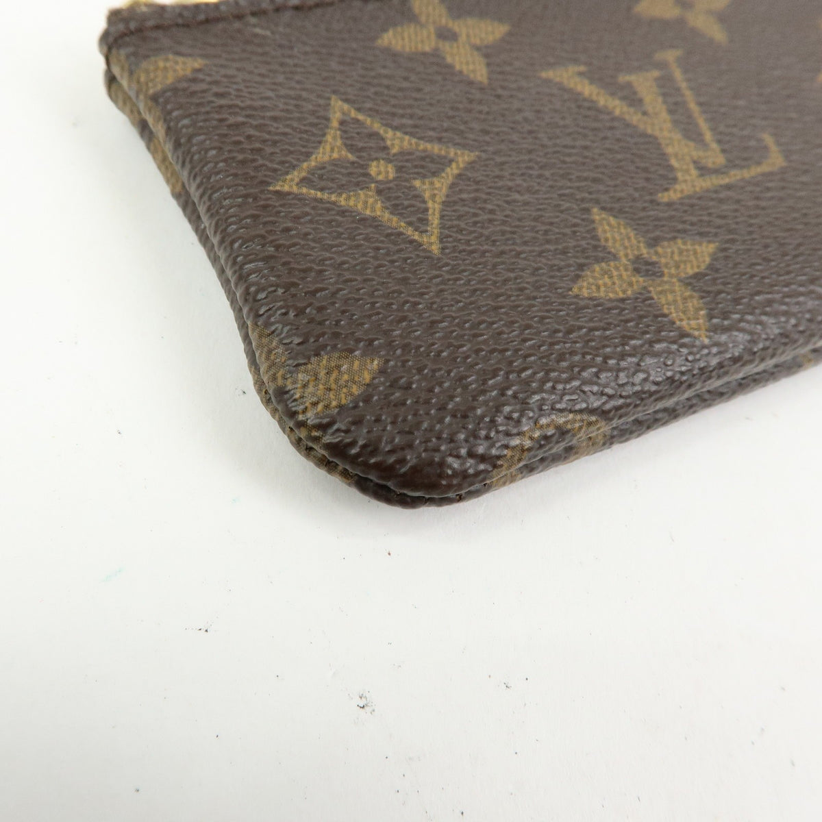 Louis Vuitton Key Monogram Canvas, Brown, Canvas, Clutch